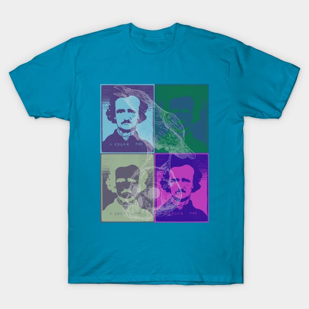 Poe Pop Art T-Shirt by keepermurph